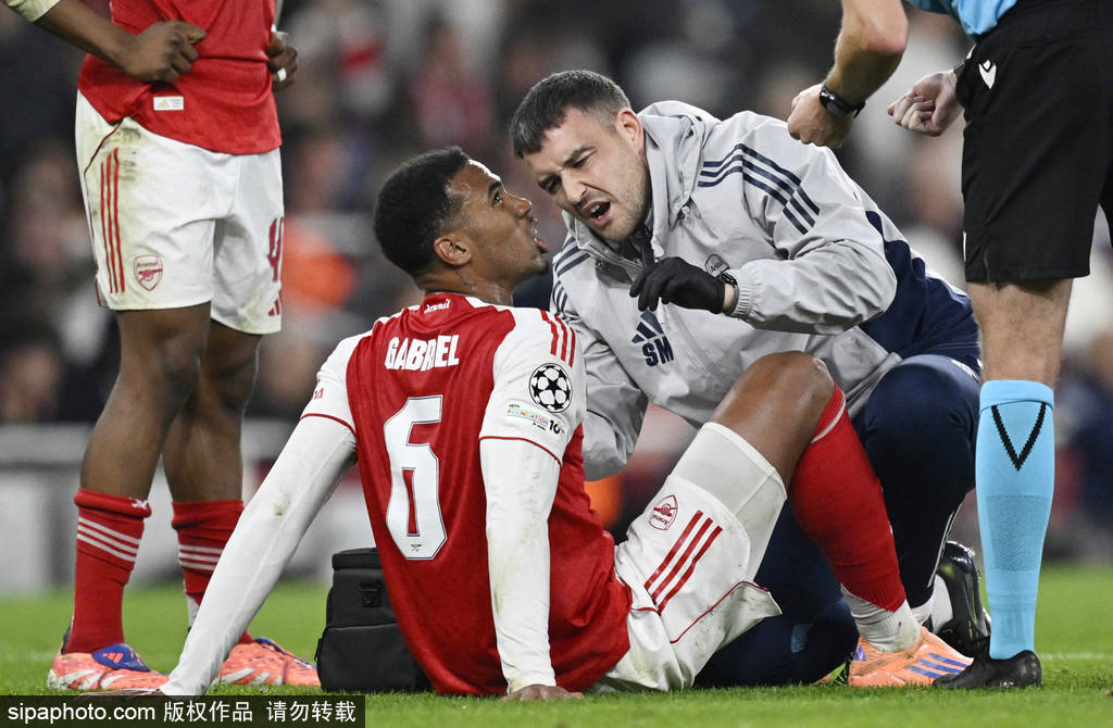 欧冠-马丁内利破门萨卡建功 加布里埃尔伤退阿森纳2-0迎2连胜