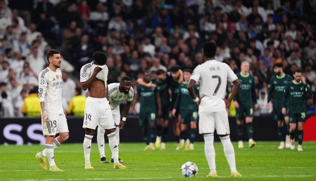 欧冠巨头逆转!英超冠军曼城客场力克皇家马德里