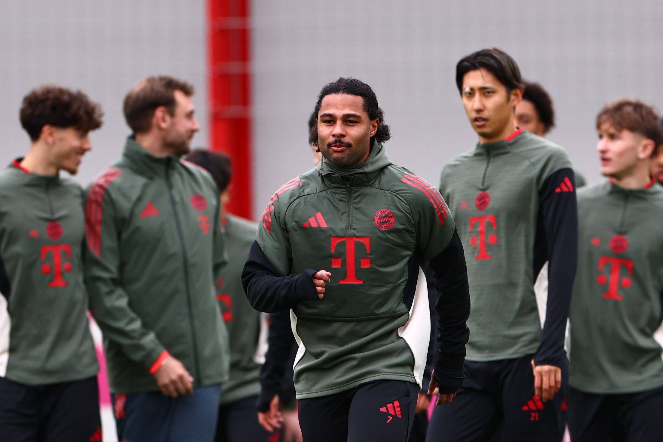 （外代二线）足球——欧冠联赛：拜仁慕尼黑赛前备战