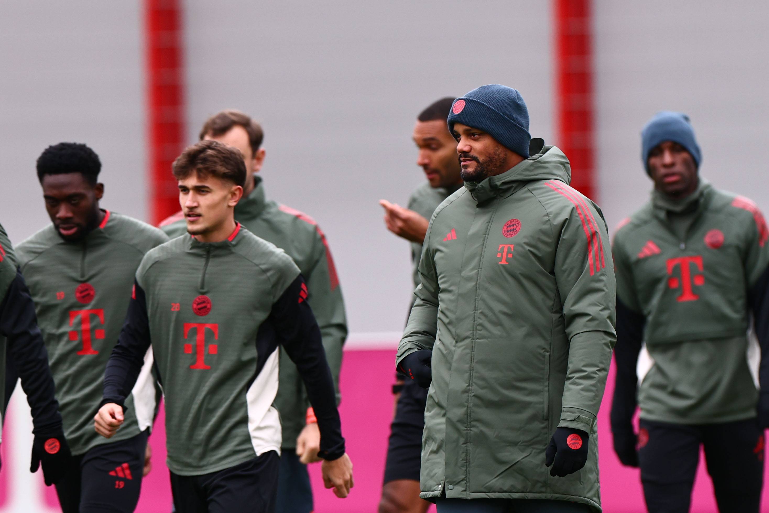 （外代二线）足球——欧冠联赛：拜仁慕尼黑赛前备战