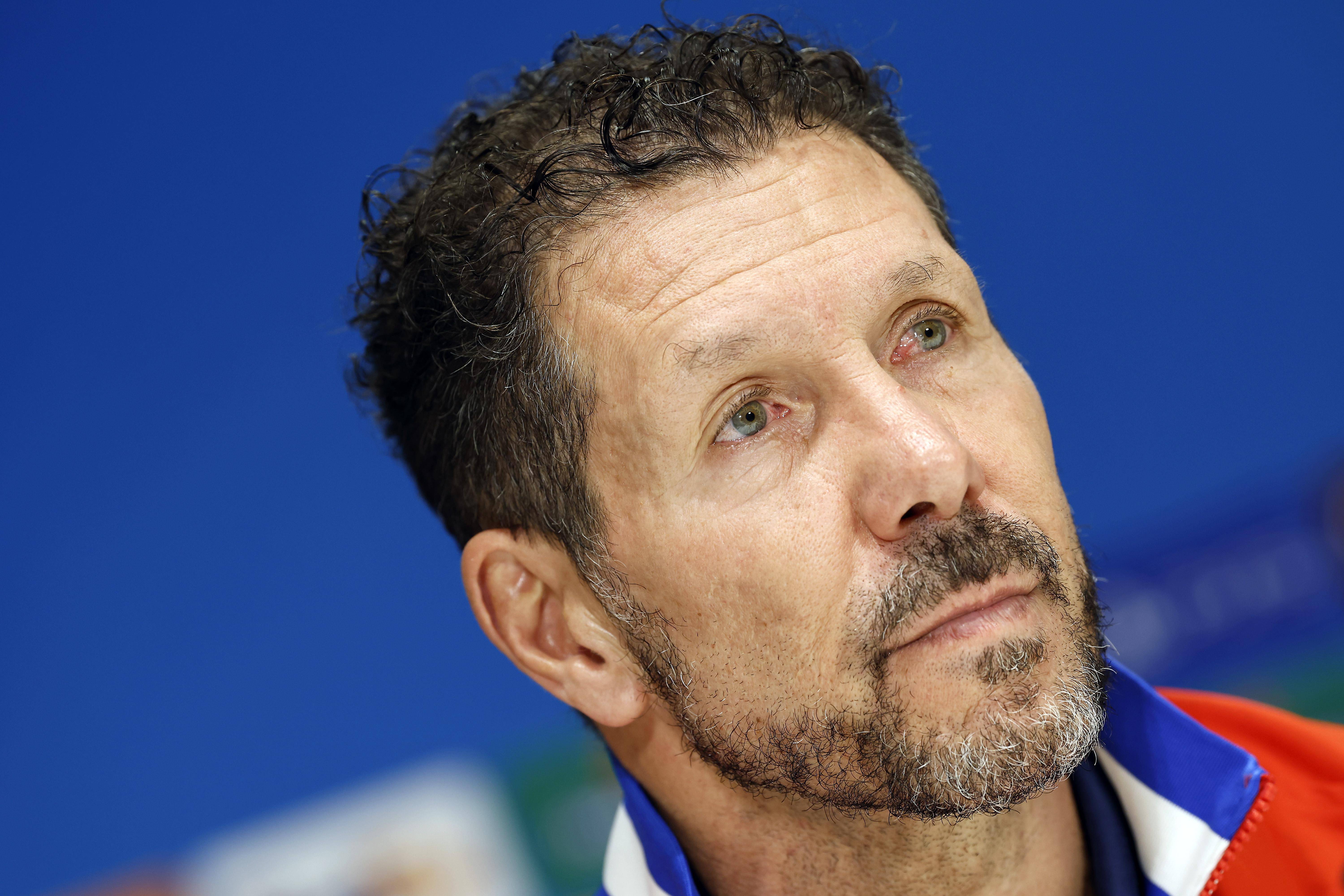 （外代二线）足球——欧冠联赛：马竞赛前备战